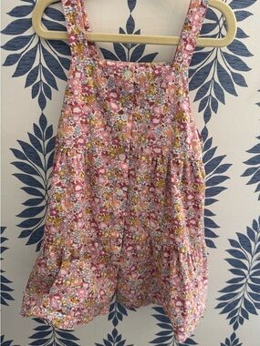 Bisby Kids Floral Pink Sundress with Buttons